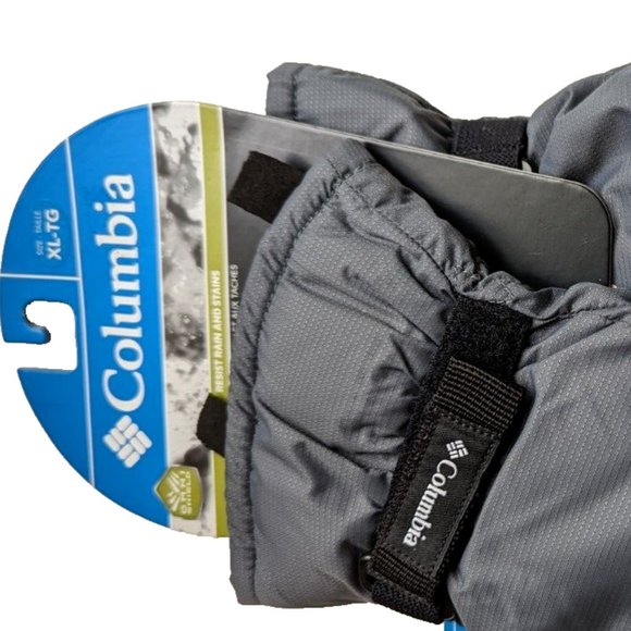 NWT Columbia Boys Rain Water Stain Resistant Mitten Gray Ski Gloves Size… - Picture 6 of 7